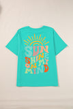 Mint Green SUNSHINE ON MY MIND Graphic Tee