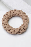 Camel 5 Piece Thick Braided Hair Tie Set