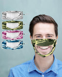 Breathable Face Mask With Clear Window Visible Expression Lip Reading