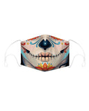 Skull Print Breathable Mouth Mask Washable And Reusable