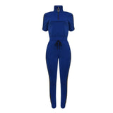 fashion casual sports two pieces set