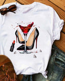 Graphic Print Short Sleeve Casual T Shirt
