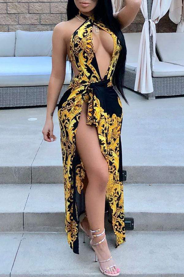 sexy v neck printing black polyester one piece swimwearswith cover ups