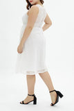 fashion lace slim size dress