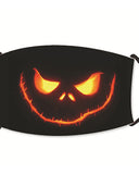 Halloween Ghost Print Washable Reusable Cotton Face Mask