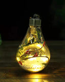 Transparent Led Lights Christmas Theme Bulb Ornaments Creative Birthday Party Supplies Christmas Tree Ornaments