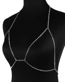 1PCS Halter Rhinestone Decor Body Chain