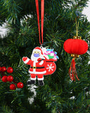 Christmas Santa Claus With Mask On Ornament
