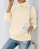 High Neck Long Sleeve Casual Sweater
