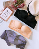 Invisible Bras Front Closure Push Up Brassiere Strapless Seamless Bralette