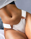Plain V Linked Panties