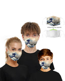 Print Breathable Mouth M .a. s. k Washable And Reusable