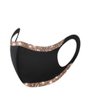 Sequins Colorblock Breathable Face Mask