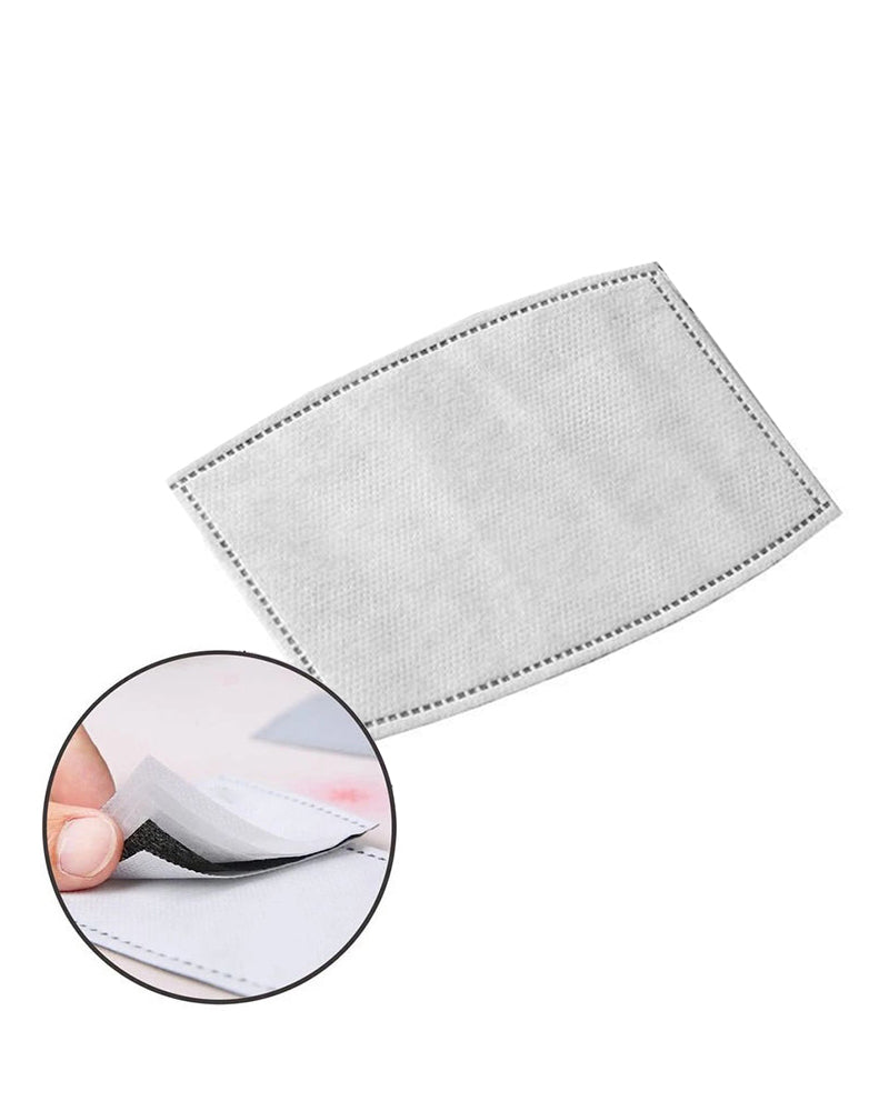 Solid Breathing Washable Silk Face Mask (1 filters as gift)