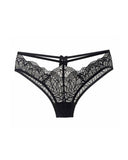 Bowknot Decor Cutout Lace Thong