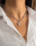 Heart Pattern Chain Pendant Necklace