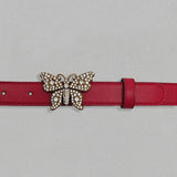 casual butterfly buckle belt