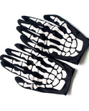 Halloween Full Finger Skull Bone Gloves