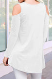 fashion print gradient long sleeved t shirt