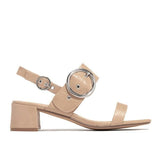 around the ankle adjustable buckle closure sandals