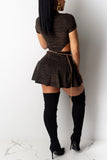 fashion sexy skirt set
