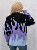 back with fire sweater