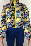 fashion bright printed cotton padded jacketonly jacket
