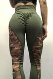 sports camouflage printed yoga pants