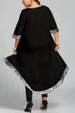 fashion irregular sequin patchwork dress