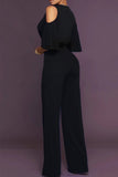 casual loose solid jumpsuits