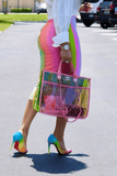 fashion rainbow print skirt