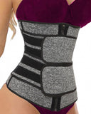 Solid Waist Trainer Corset Neoprene Sweat Belt Tummy Slimming Sport Shapewear Breathable Belly Fitness Modeling Strap Shaper