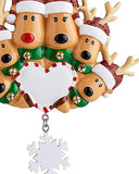 Elk Family Ornaments Christmas Tree Ornaments DIY Personalised Family Christmas Tree Ornament