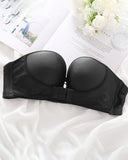 Invisible Bras Front Closure Push Up Brassiere Strapless Seamless Bralette