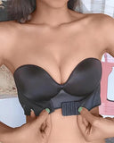 Invisible Bras Front Closure Push Up Brassiere Strapless Seamless Bralette