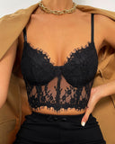 Eyelash Crochet Lace Cami Crop Top