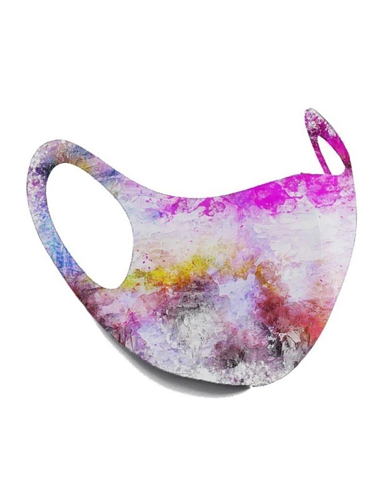 Starry Sky / Camouflage / Colorblock Breathable Face Mask