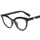 leopard rim cat eye glasses